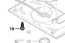 Vis à tête bombée Torx / 4x16 pour outils BOSCH